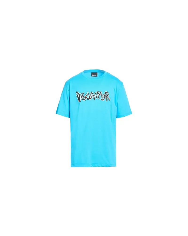 DISCLAIMER TOPS - T-shirtsauf YOOX.COM Azurblau