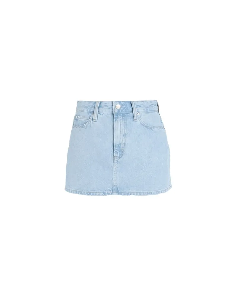 Calvin Klein HOSEN & RÖCKE - Jeansröckeauf YOOX.COM Blau