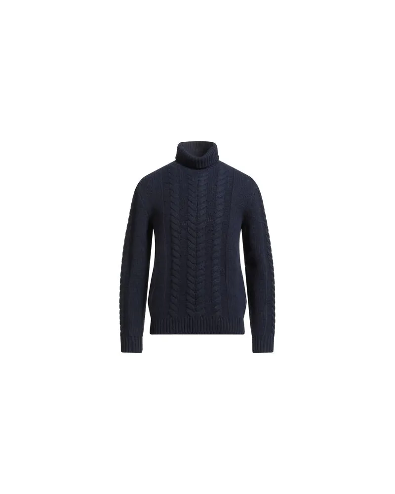 Isaia STRICKWAREN - Rollkragenpulloverauf YOOX.COM Marineblau