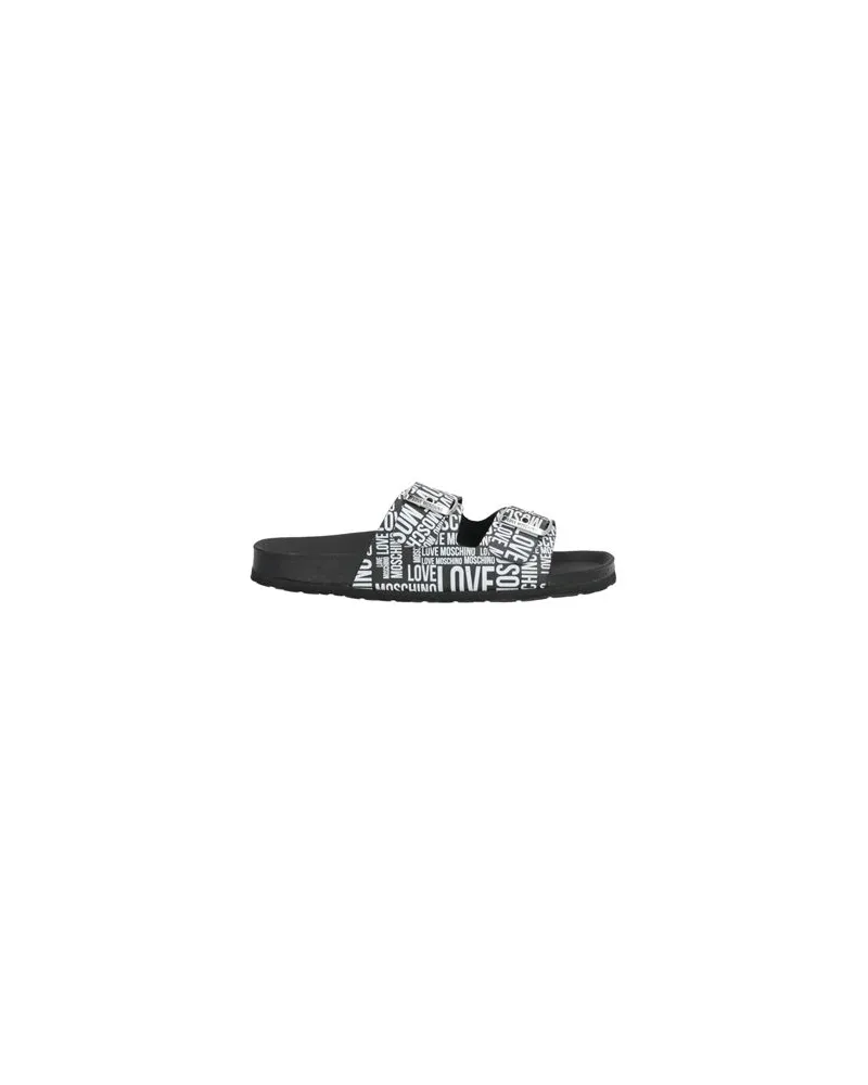 Moschino SCHUHE - Sandalenauf YOOX.COM Schwarz