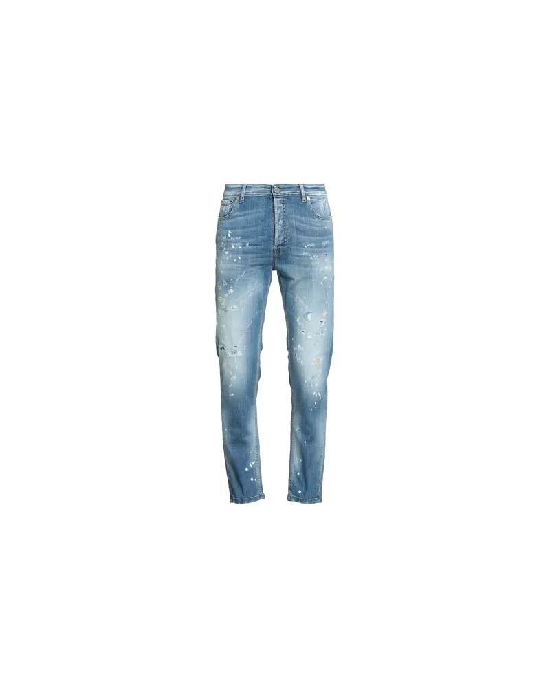 PMDS PREMIUM MOOD DENIM SUPERIOR HOSEN & RÖCKE - Jeanshosenauf YOOX.COM Blau