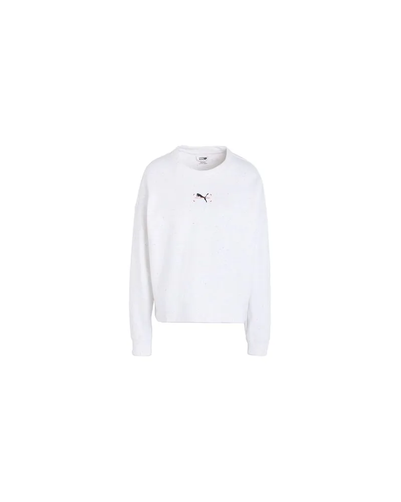 Puma RE:Collection Relaxed Crew TR  - TOPS - Sweatshirtsauf YOOX.COM Elfenbein
