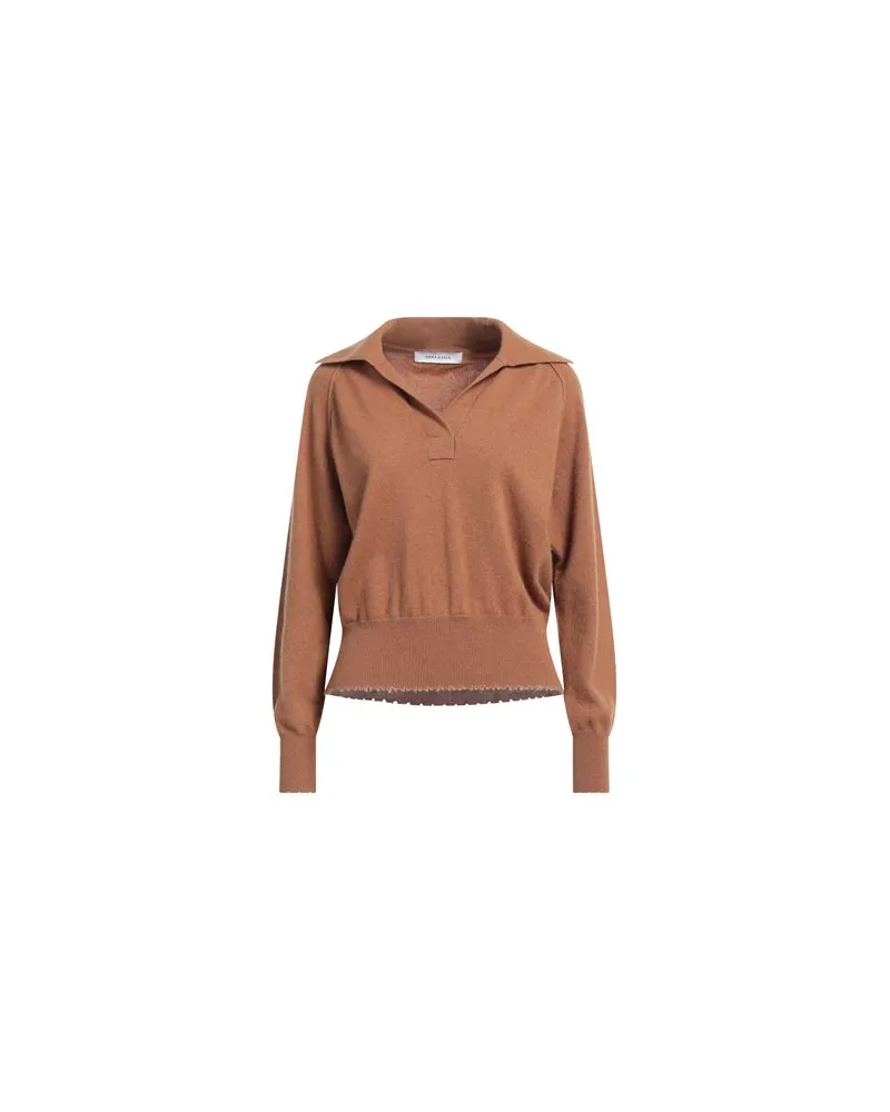 Emma & Gaia STRICKWAREN - Pulloverauf YOOX.COM Braun