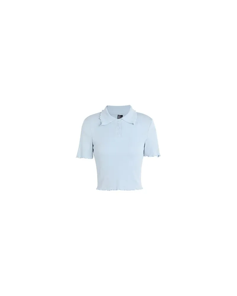 Pieces TOPS - Poloshirtsauf YOOX.COM Himmelblau