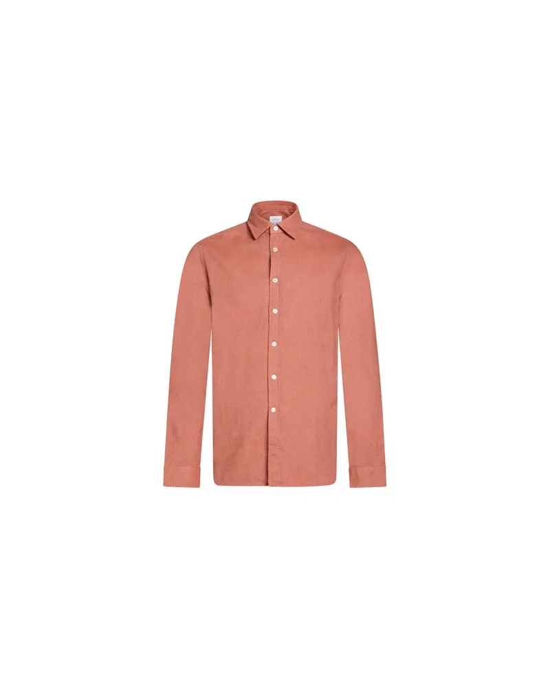 XACUS TOPS - Hemdenauf YOOX.COM Rostrot