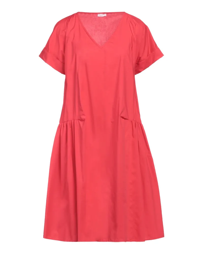 ROSSOPURO Midi-Kleid Rot