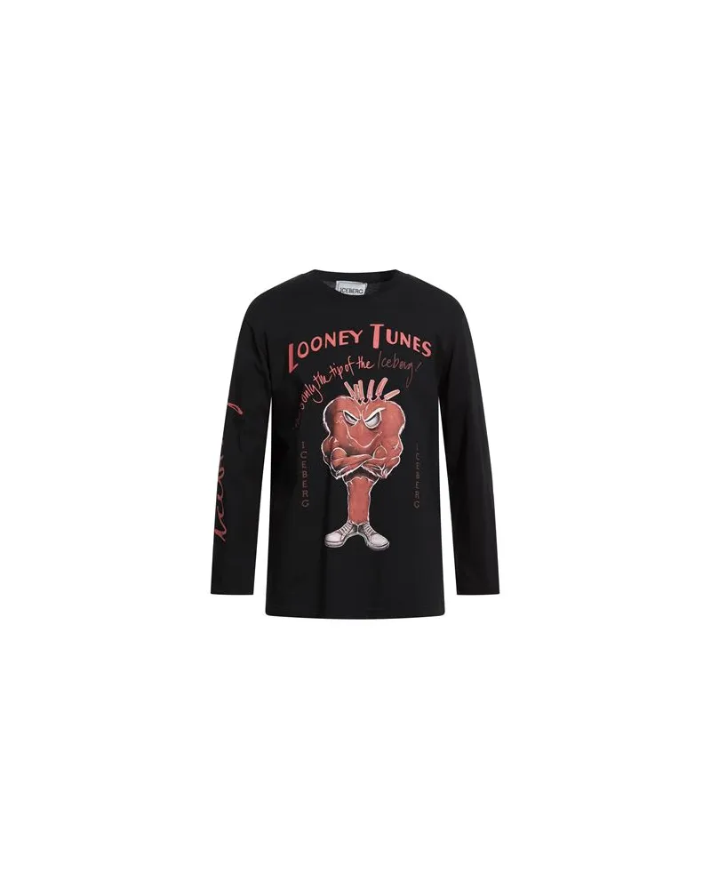 Iceberg T-SHIRT JERSEY LOONEY TUNES  - TOPS - T-shirtsauf YOOX.COM Schwarz