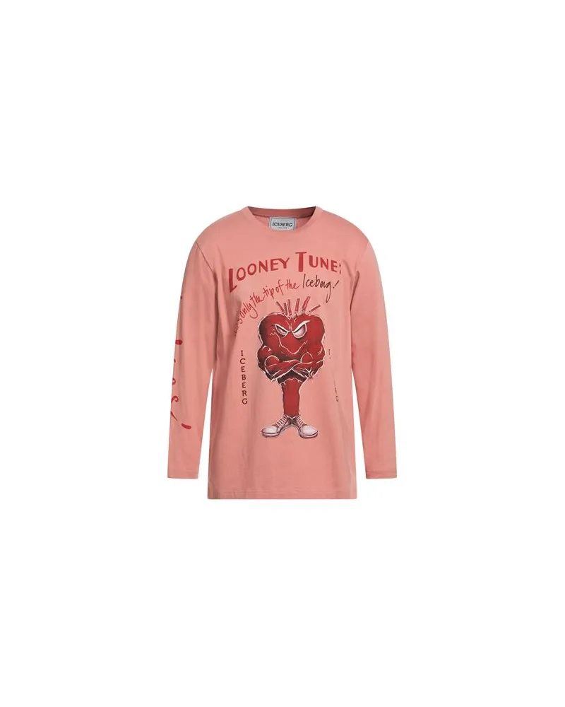 Iceberg T-SHIRT JERSEY LOONEY TUNES  - TOPS - T-shirtsauf YOOX.COM Lachs