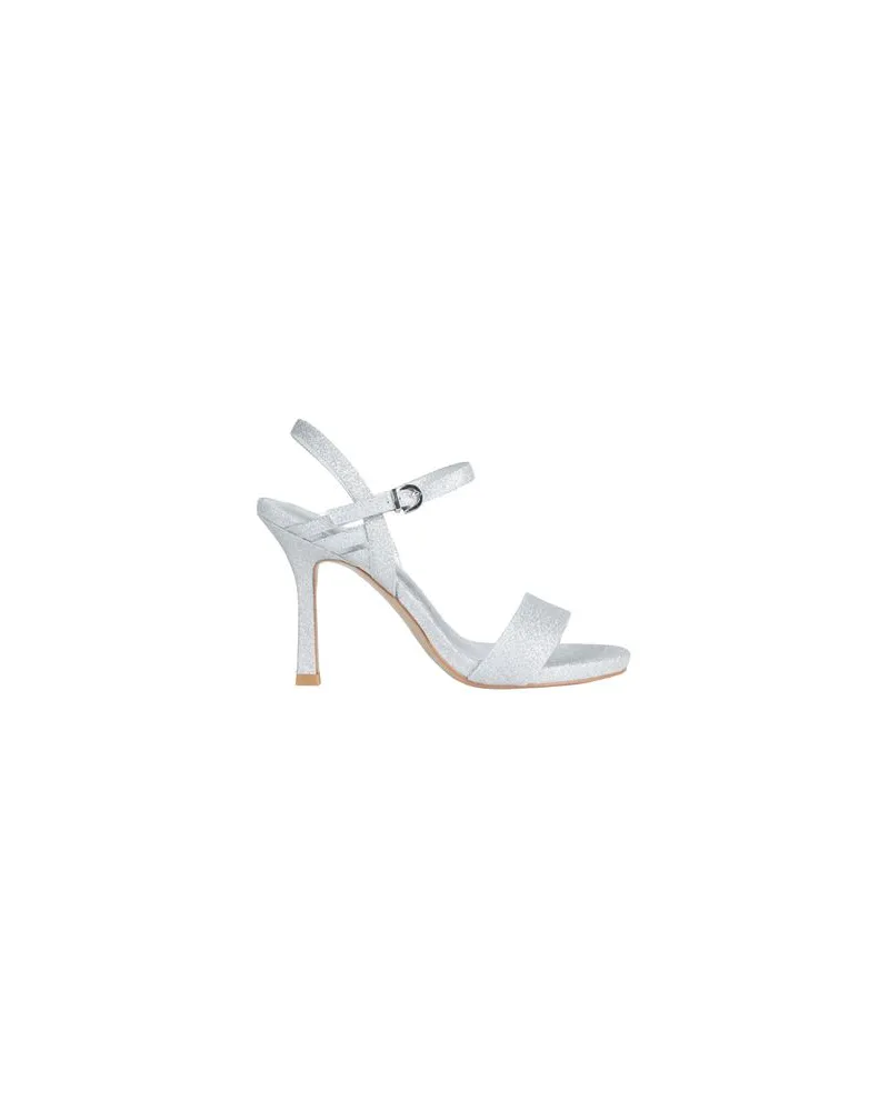 Luciano Barachini SCHUHE - Sandalenauf YOOX.COM Silber