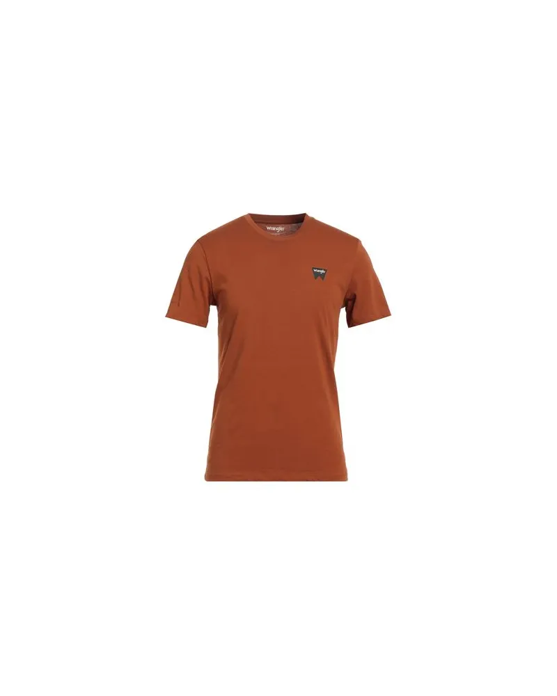 Wrangler TOPS - T-shirtsauf YOOX.COM Braun