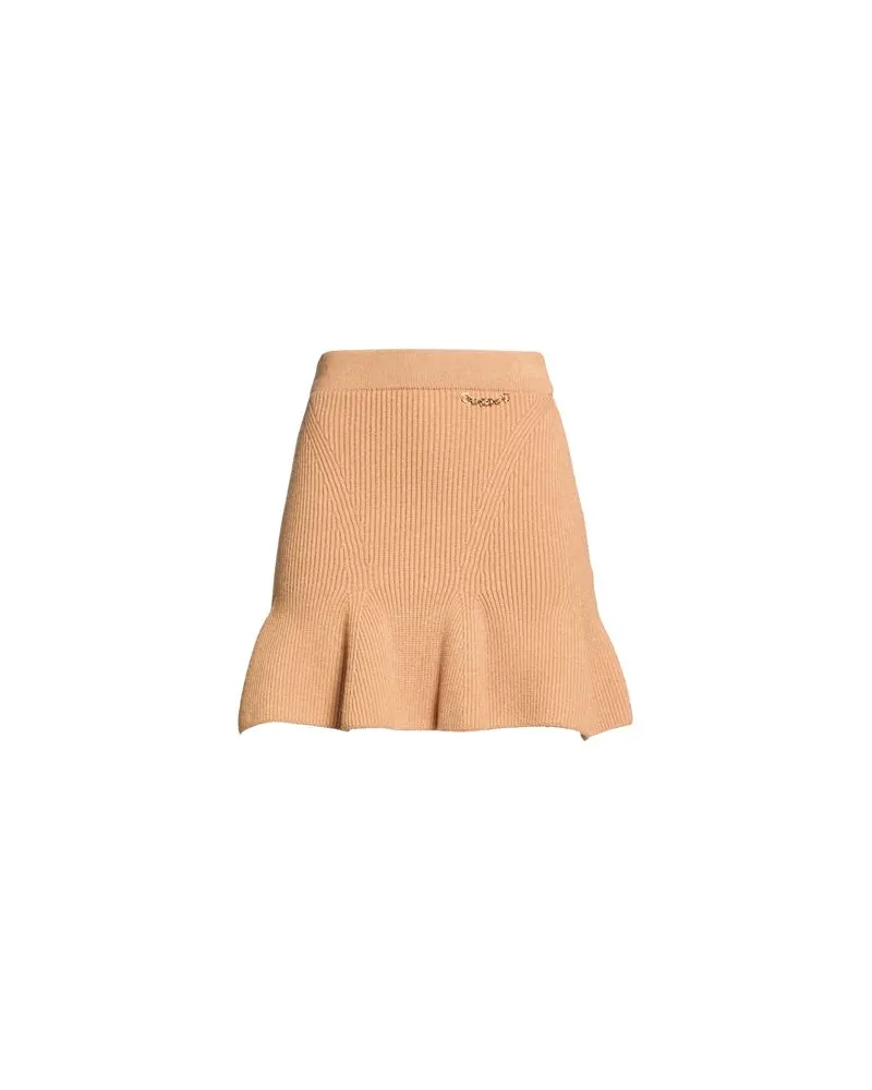 Elisabetta Franchi HOSEN & RÖCKE - Miniröckeauf YOOX.COM Kamel