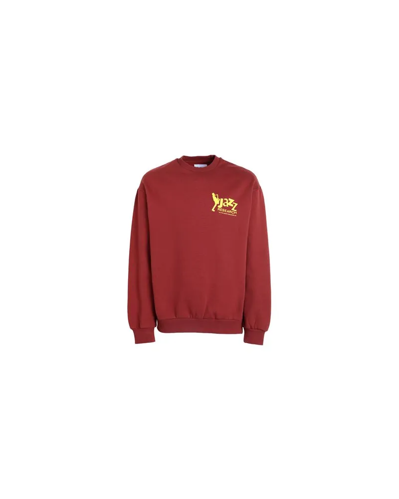 Butter Goods Jazz Research Crewneck Sweatshirt	 - Jazz Research Crewneck Sweatshirt - TOPS - Sweatshirtsauf YOOX.COM Ziegelrot