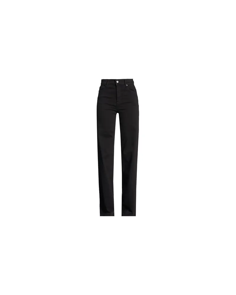 Frame Denim LE SLIM PALAZZO LONG  - HOSEN & RÖCKE - Jeanshosenauf YOOX.COM Schwarz