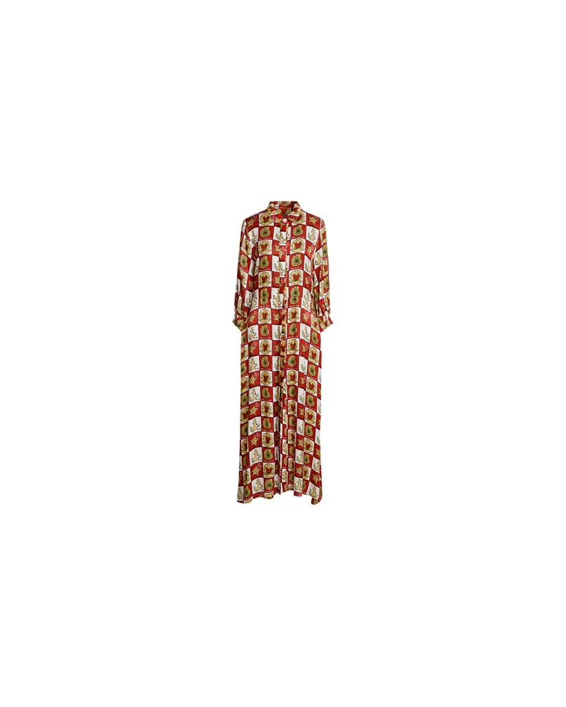 Alessandro Enriquez KLEIDER - Maxi-Kleiderauf YOOX.COM Rostrot
