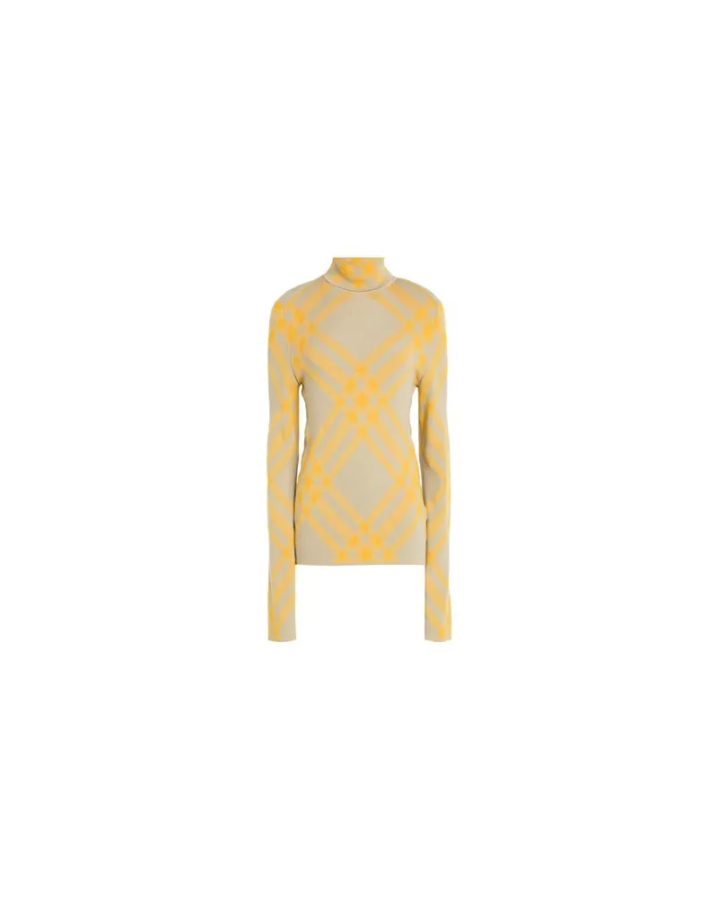 Burberry STRICKWAREN - Rollkragenpulloverauf YOOX.COM Gelb