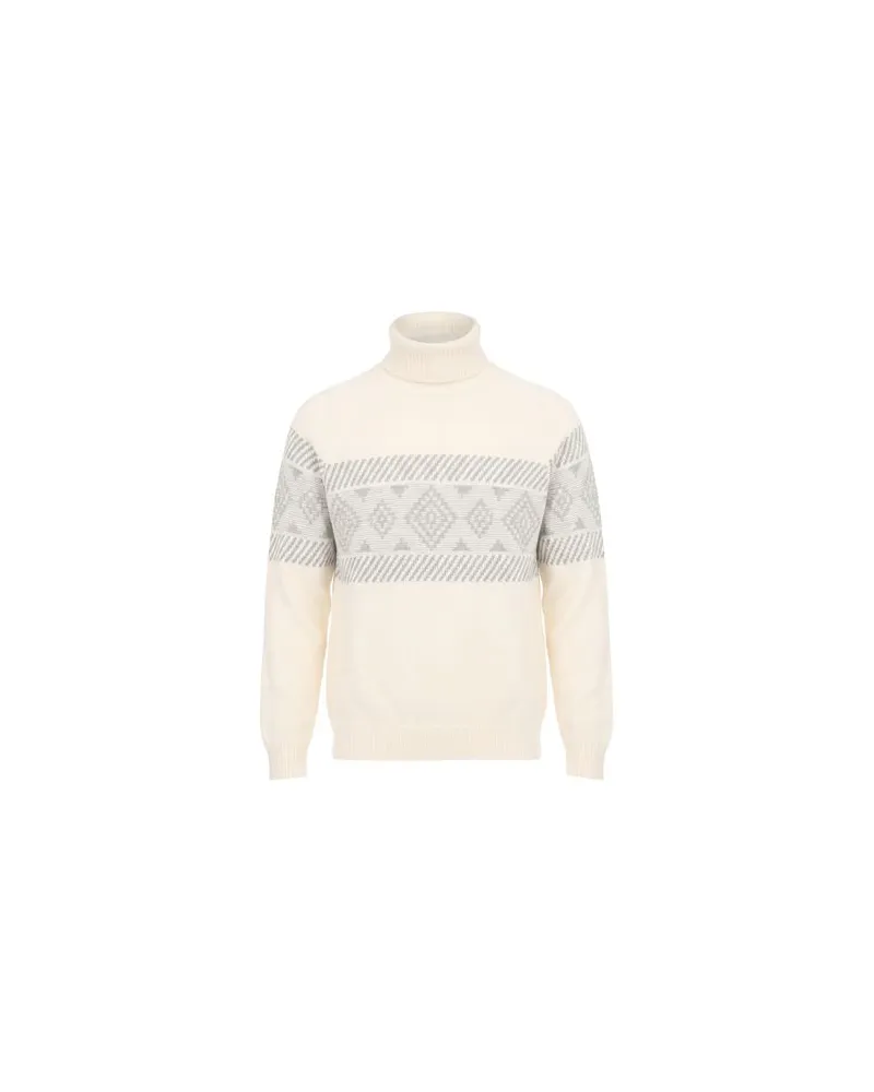 BARBA STRICKWAREN - Rollkragenpulloverauf YOOX.COM Elfenbein