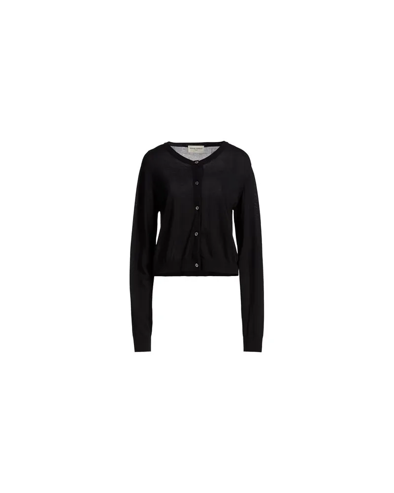 Officine Generale STRICKWAREN - Strickjackenauf YOOX.COM Schwarz