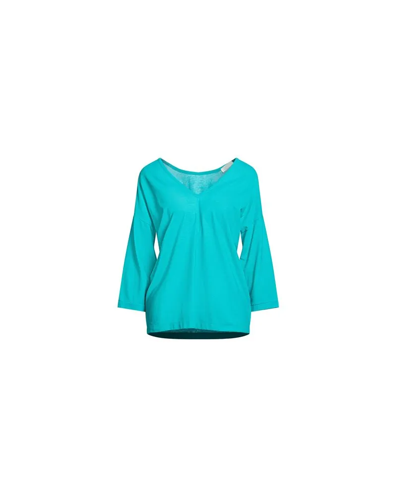 Slowear TOPS - T-shirtsauf YOOX.COM Smaragdgrün
