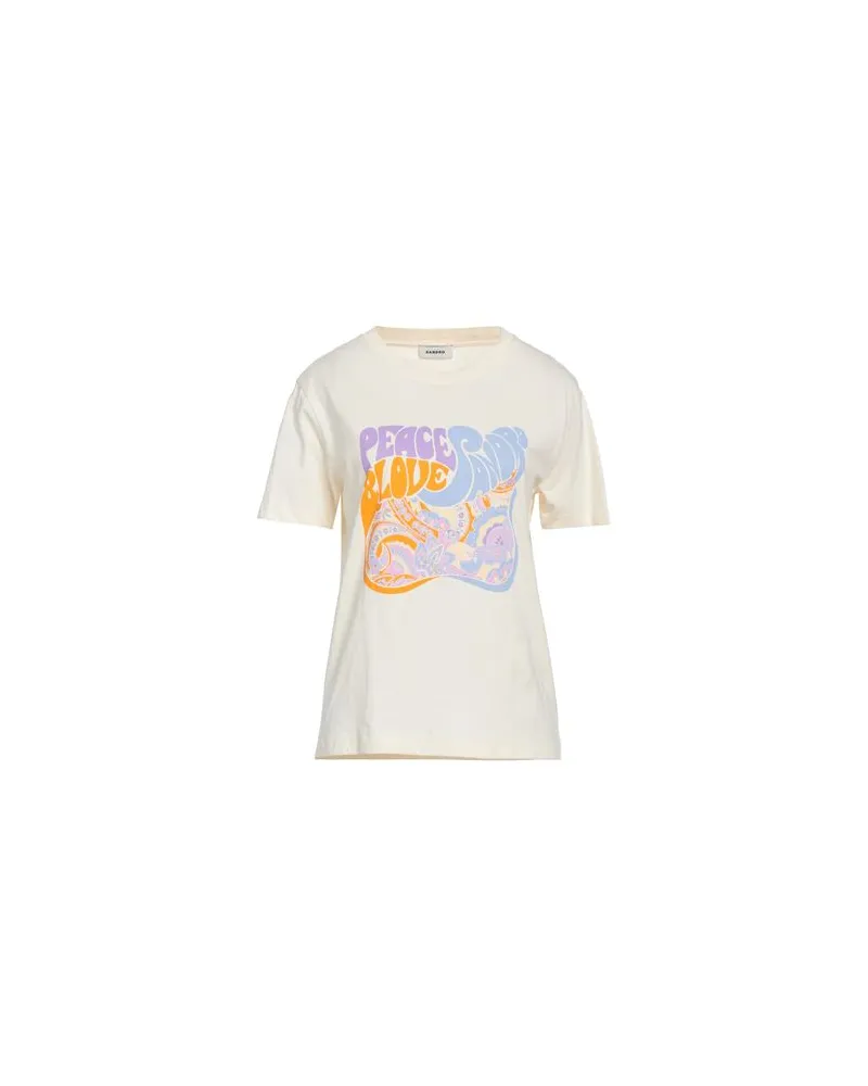 Sandro TOPS - T-shirtsauf YOOX.COM Cremeweiß