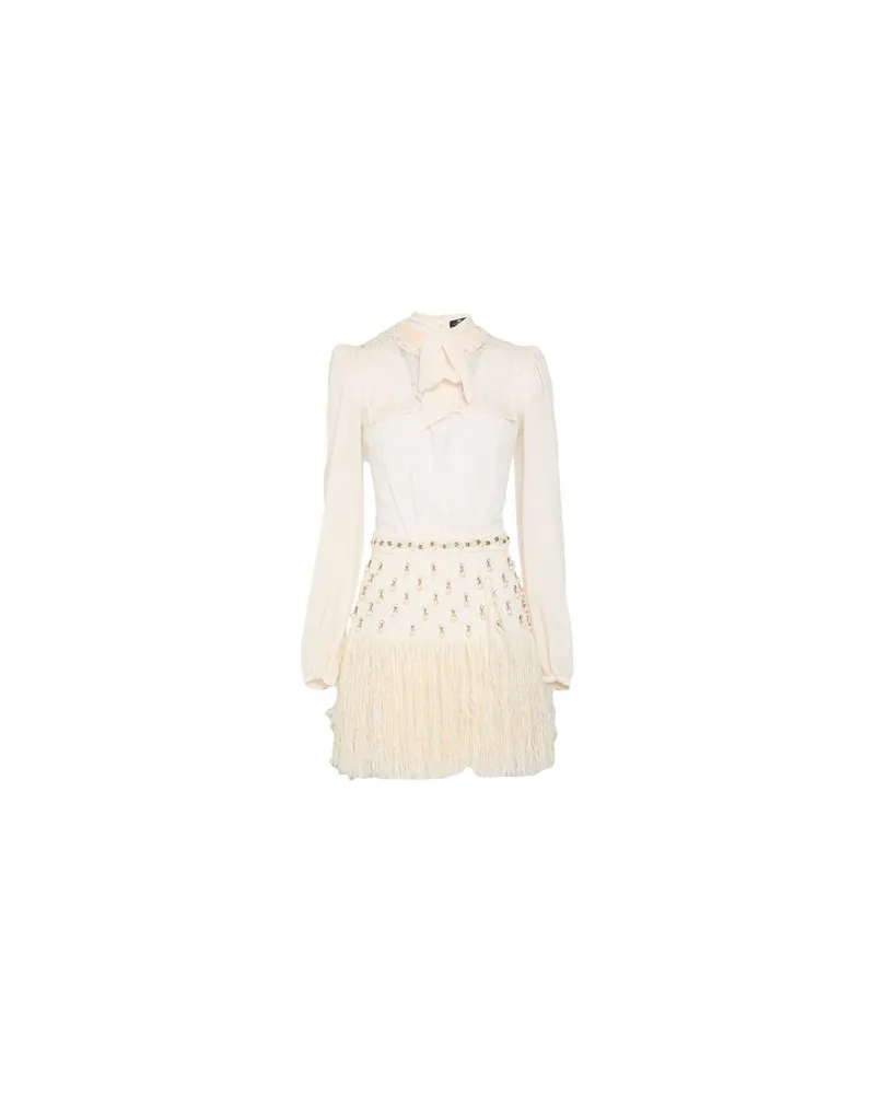 Elisabetta Franchi KLEIDER - Mini-Kleiderauf YOOX.COM Beige