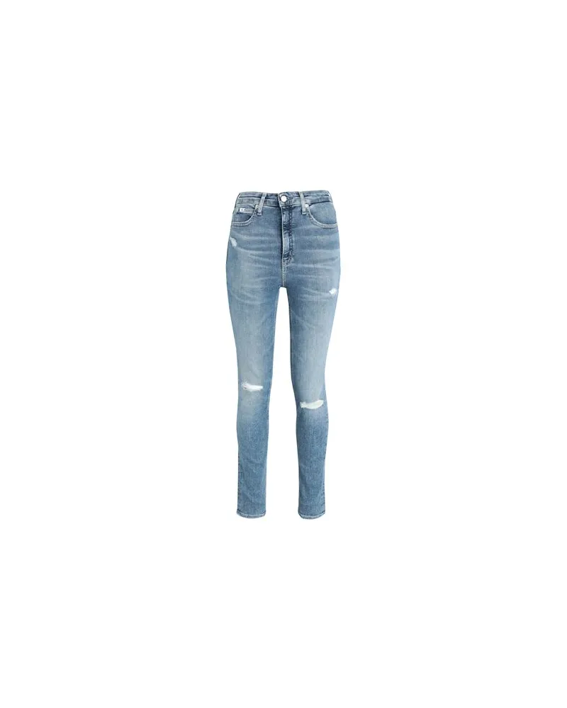 Calvin Klein HOSEN & RÖCKE - Jeanshosenauf YOOX.COM Blau