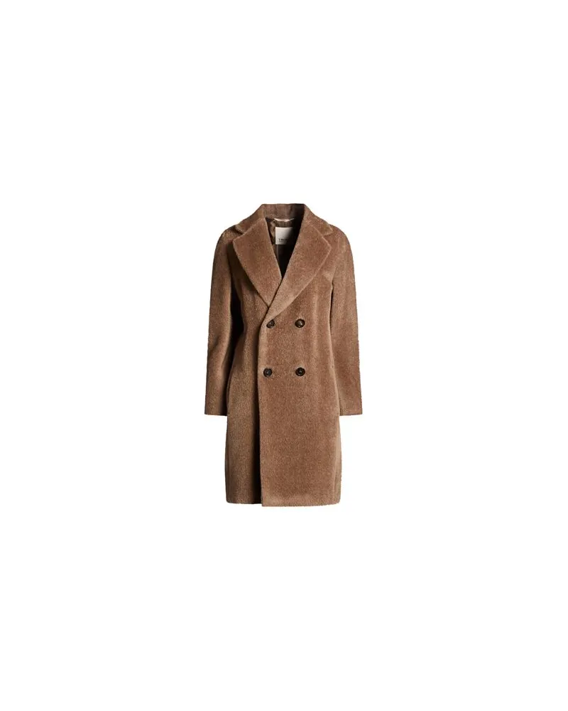 Max Mara JACKEN & MÄNTEL - Mäntelauf YOOX.COM Hellbraun