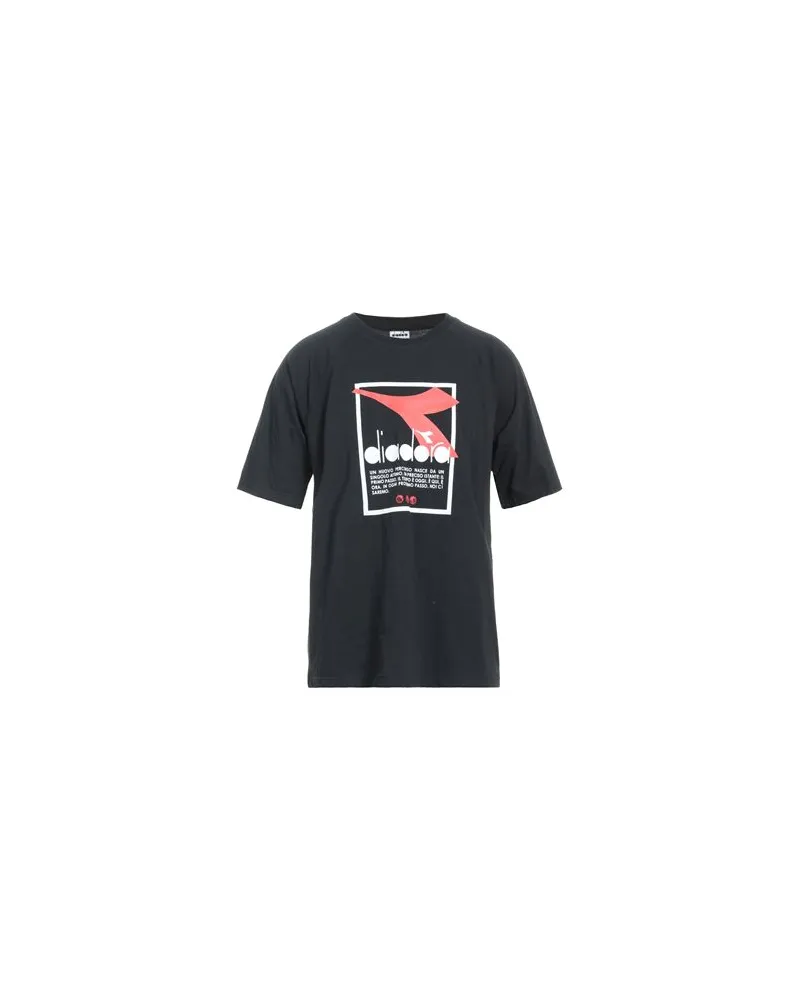 Diadora TOPS - T-shirtsauf YOOX.COM Schwarz