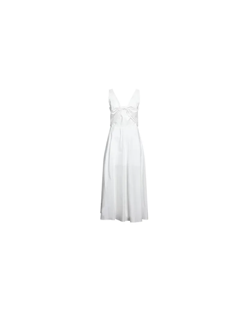 NENETTE KLEIDER - Maxi-Kleiderauf YOOX.COM Weiß