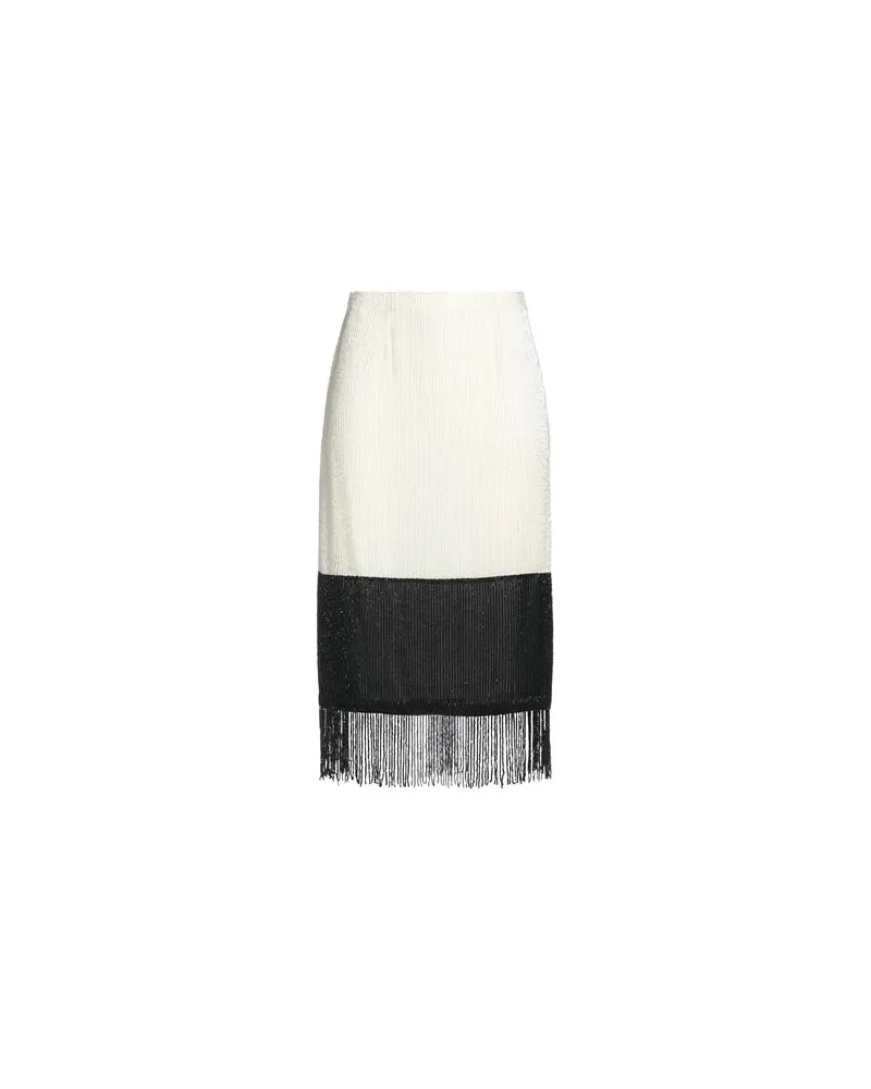 Elisabetta Franchi HOSEN & RÖCKE - Midi-Röckeauf YOOX.COM Cremeweiß