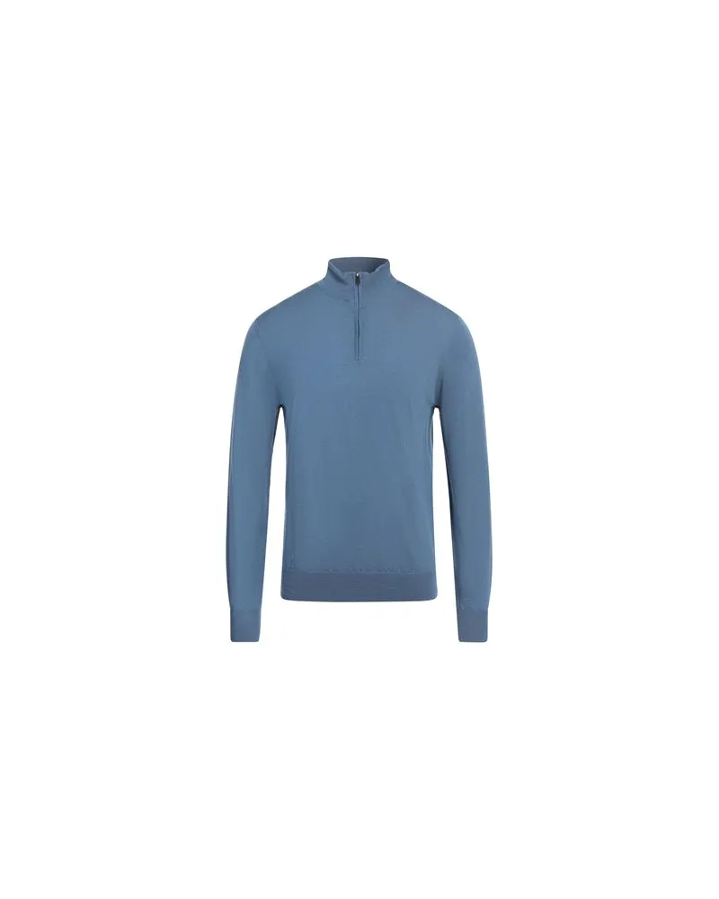 Hackett STRICKWAREN - Rollkragenpulloverauf YOOX.COM Taubenblau