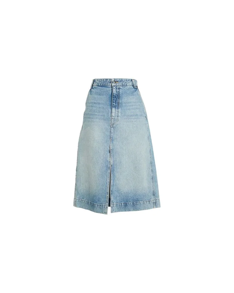 KHAITE HOSEN & RÖCKE - Jeansröckeauf YOOX.COM Blau