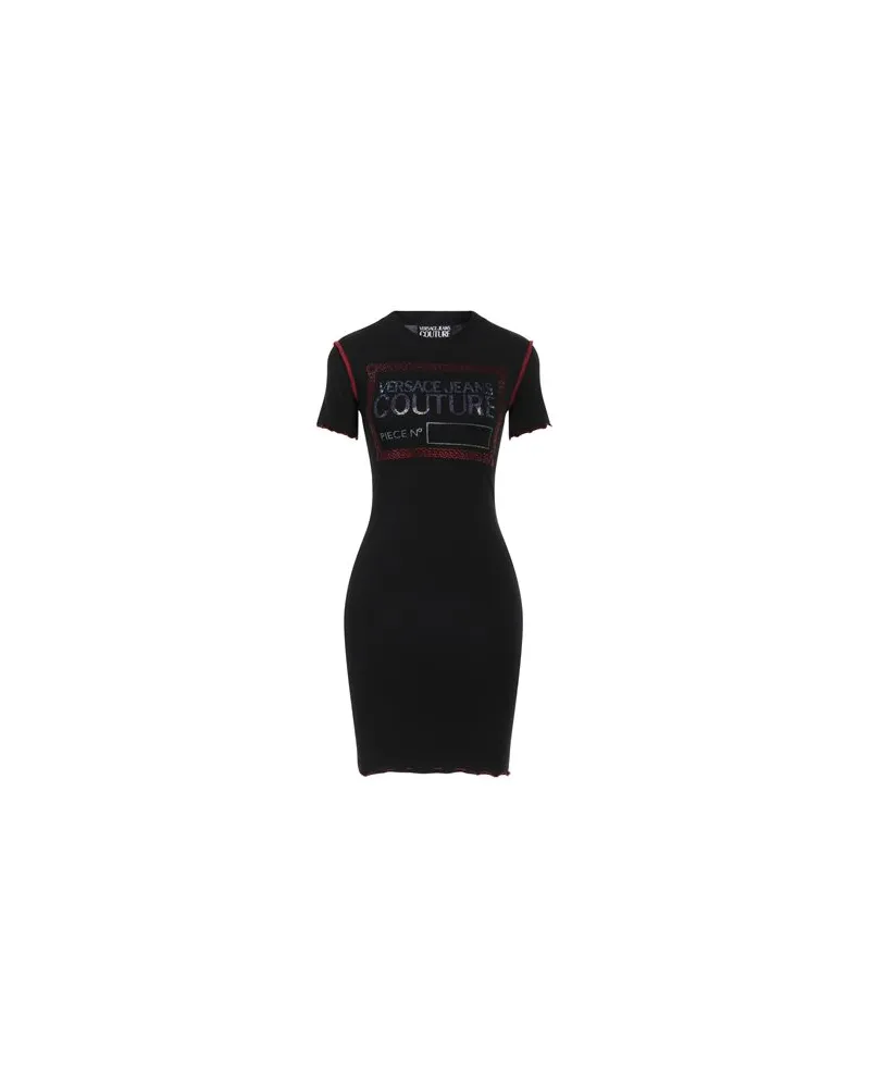 Versace Jeans KLEIDER - Mini-Kleiderauf YOOX.COM Schwarz