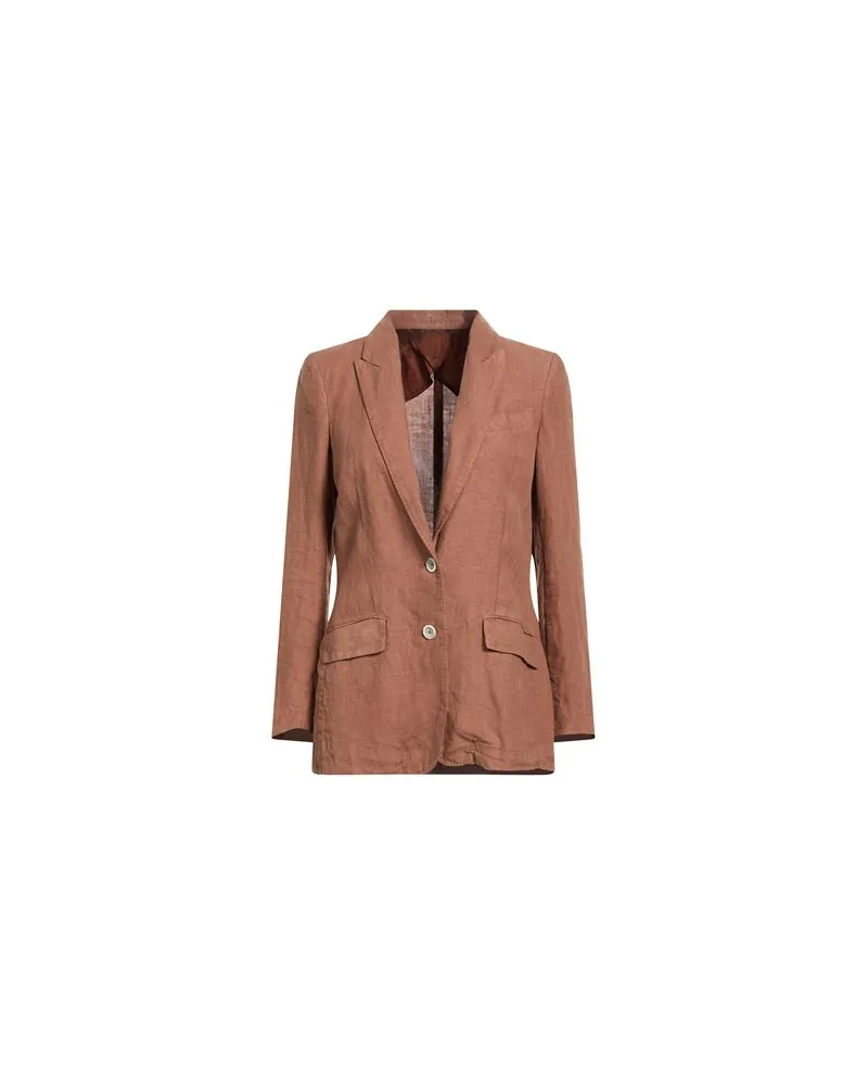 120% Lino ANZÜGE und CO-ORDS - Blazersauf YOOX.COM Braun