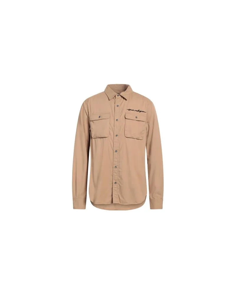 True Religion TOPS - Hemdenauf YOOX.COM Kamel