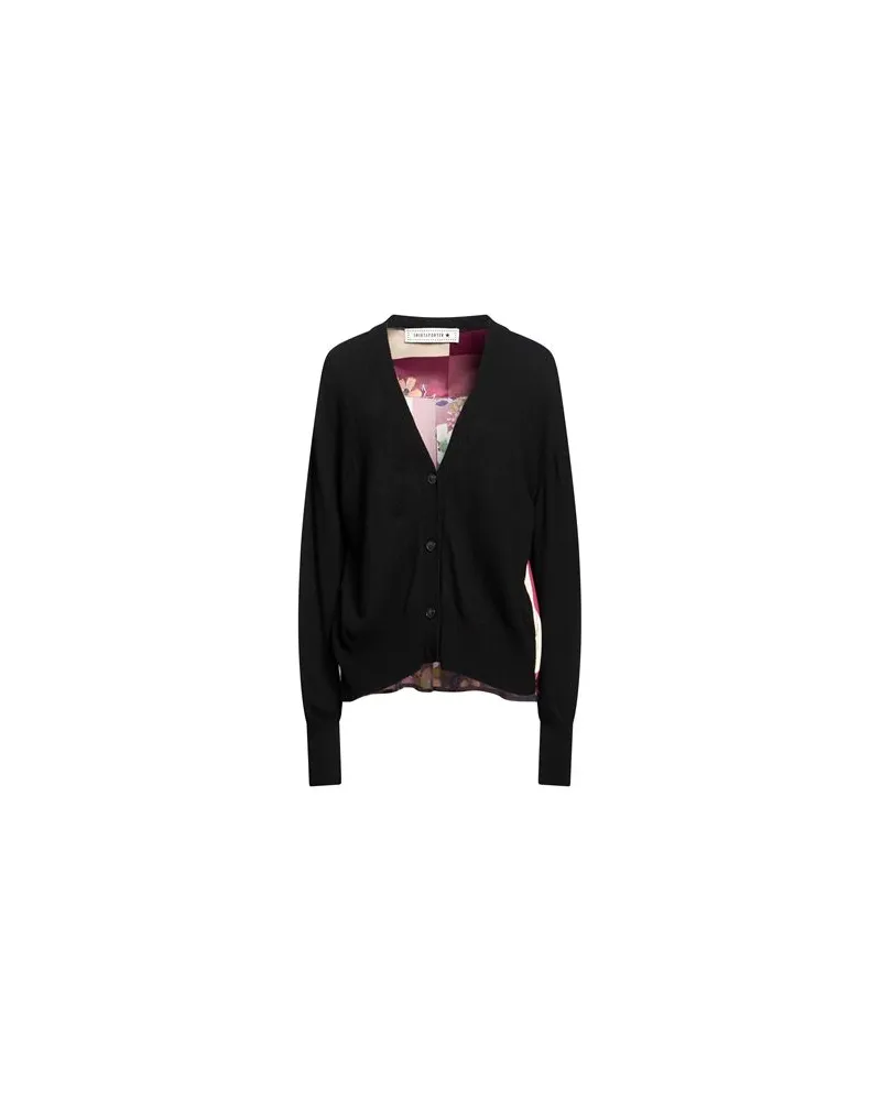 SHIRTAPORTER STRICKWAREN - Strickjackenauf YOOX.COM Schwarz
