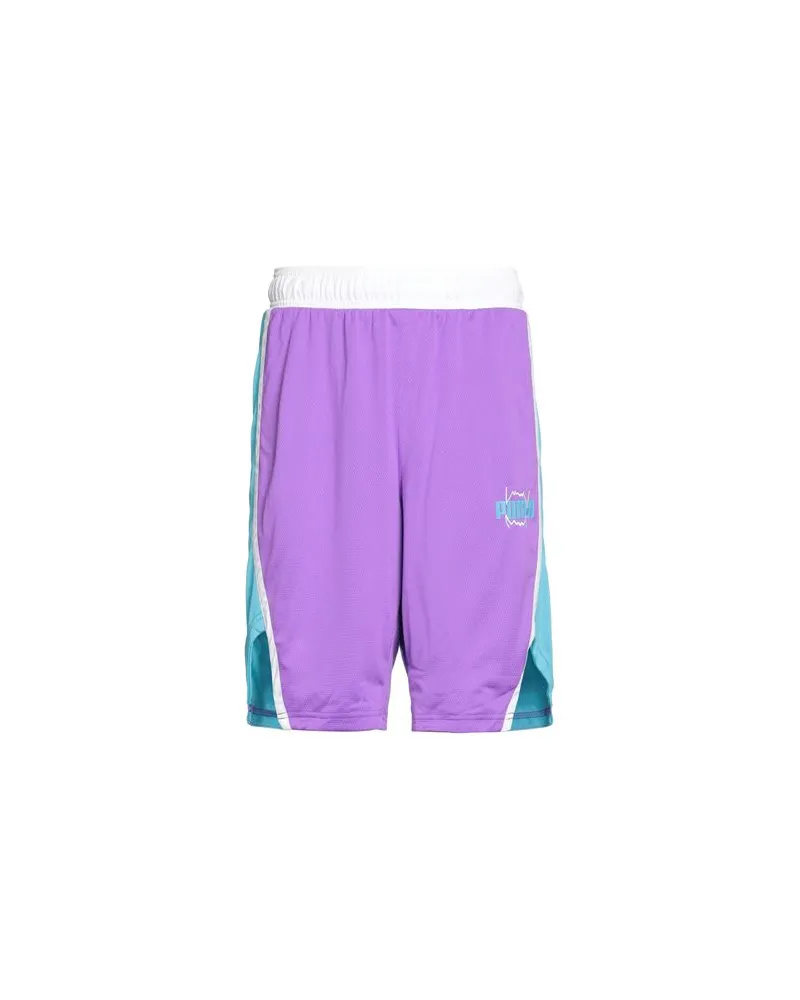 Puma HOSEN & RÖCKE - Shorts & Bermudashortsauf YOOX.COM Violett