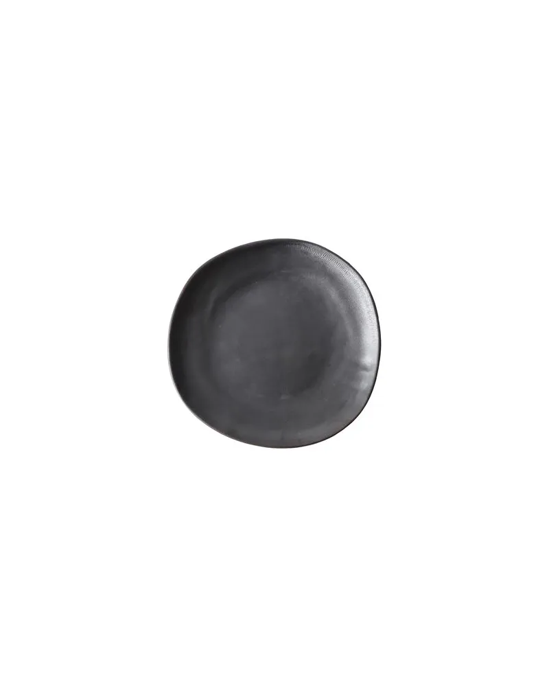 ferm LIVING FLOW PLATE - SMALL  - ESSEN & KÜCHE - Tellerauf YOOX.COM Blei