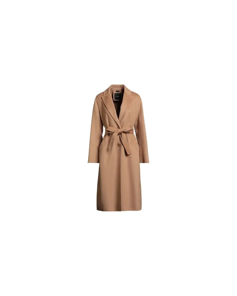 Pinko JACKEN & MÄNTEL - Mäntelauf YOOX.COM Kamel