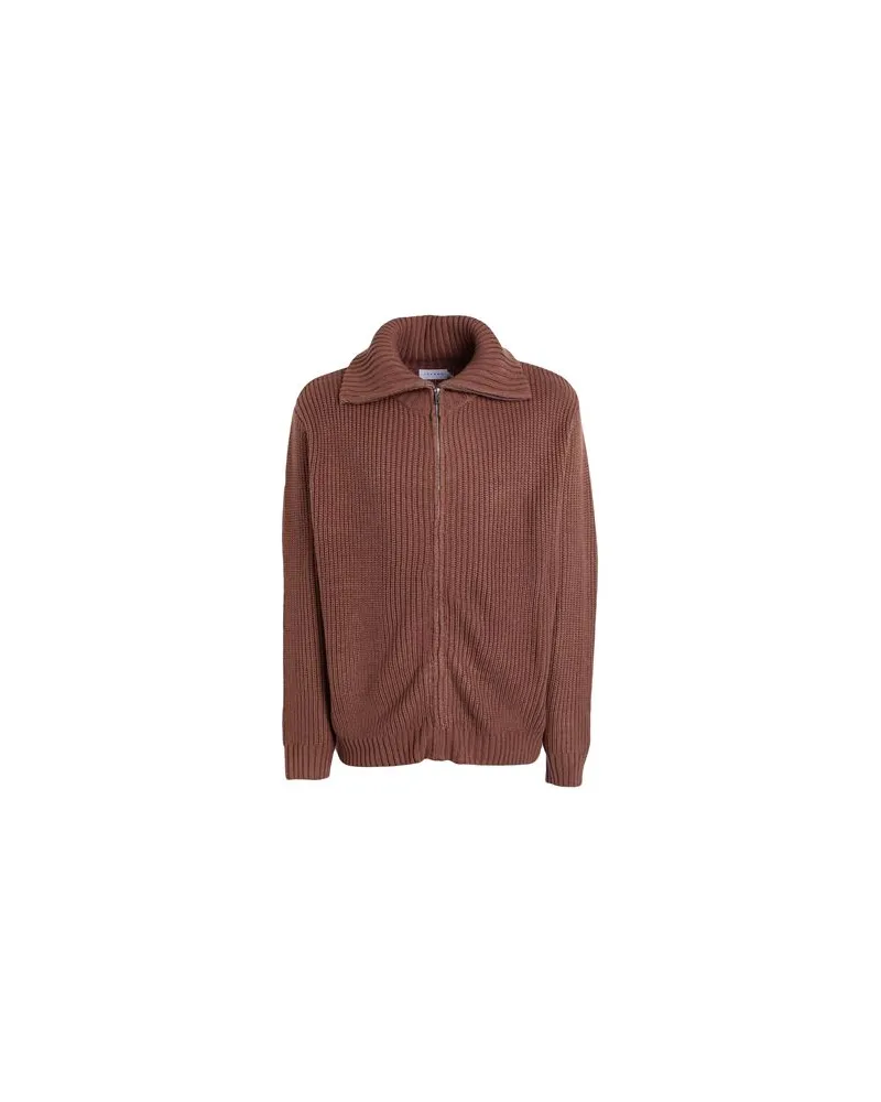 TOPMAN STRICKWAREN - Strickjackenauf YOOX.COM Braun