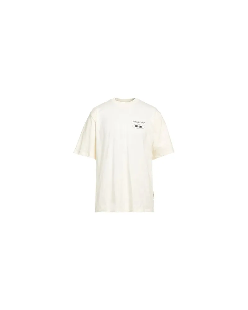 MSGM TOPS - T-shirtsauf YOOX.COM Cremeweiß