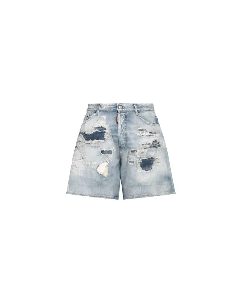 Dsquared2 HOSEN & RÖCKE - Jeansshortsauf YOOX.COM Blau