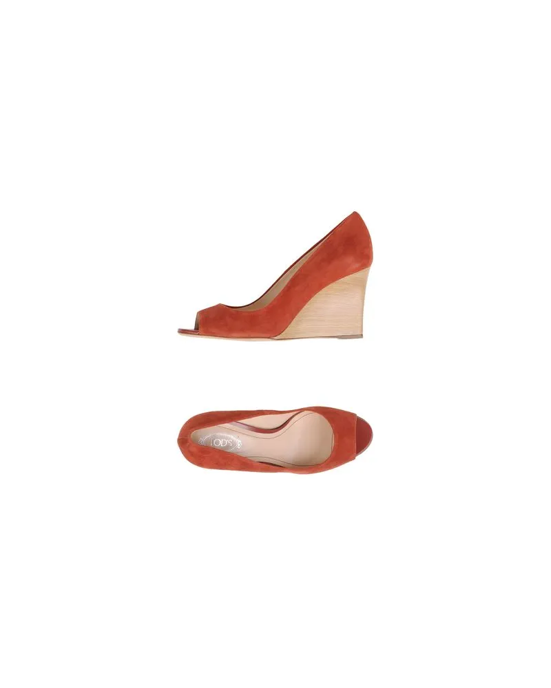 TOD'S SCHUHE - Pumpsauf YOOX.COM Rostrot