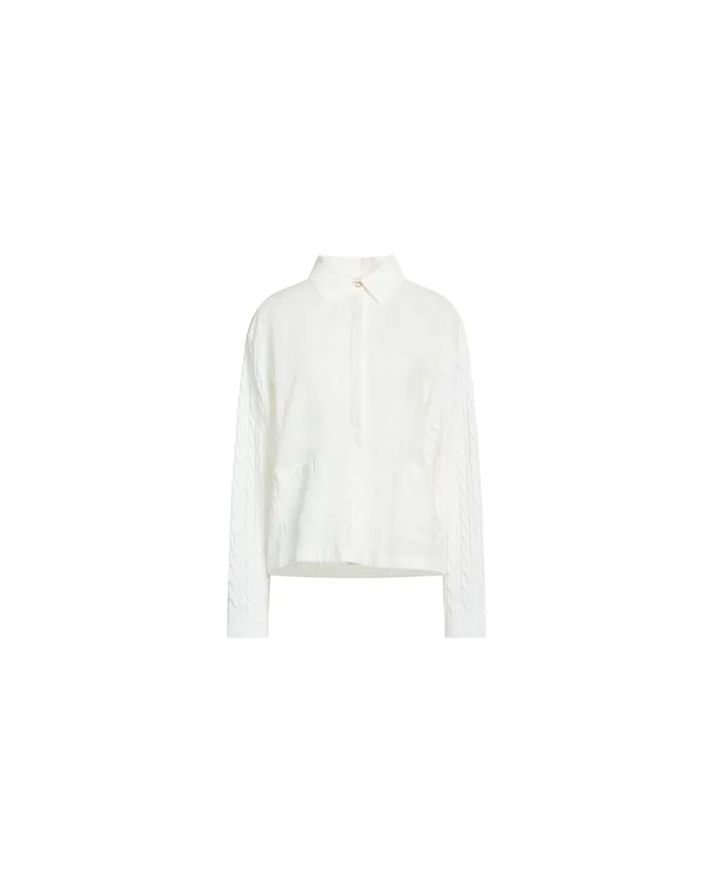 Max Mara TOPS - Hemdenauf YOOX.COM Cremeweiß