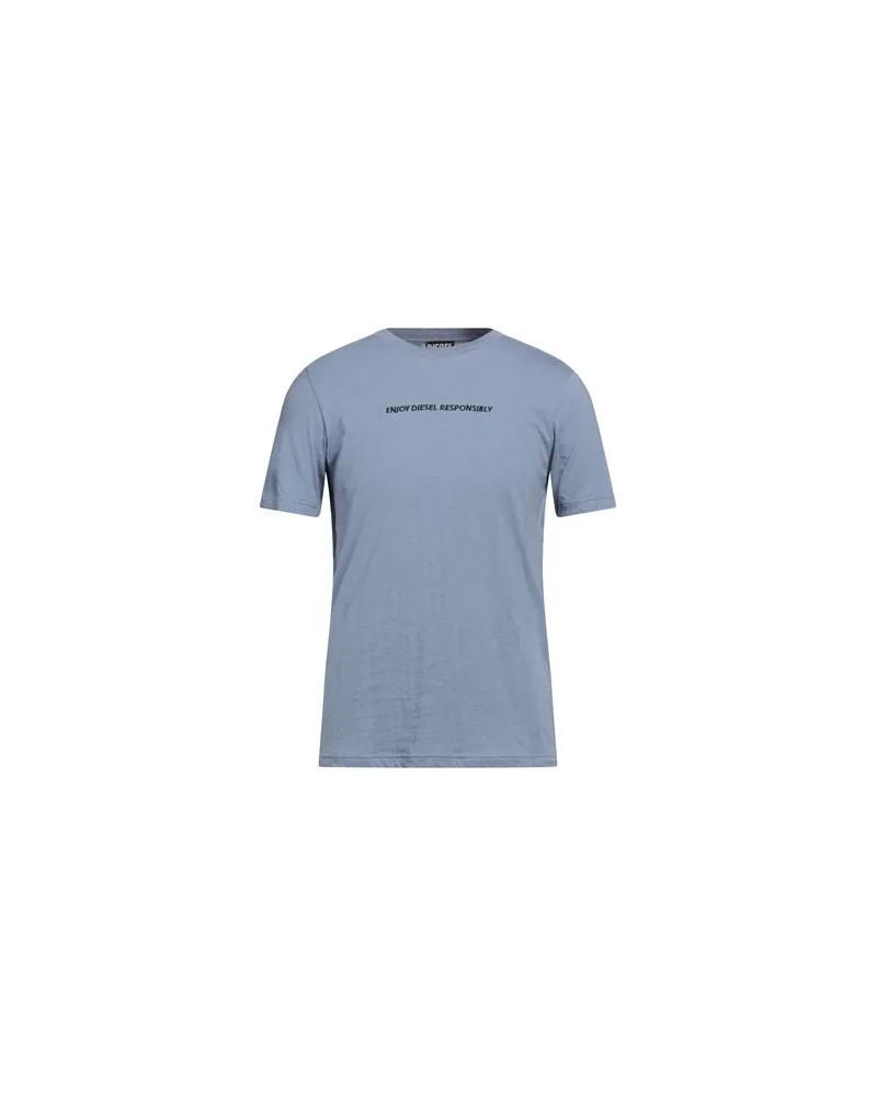 Diesel TOPS - T-shirtsauf YOOX.COM Taubenblau