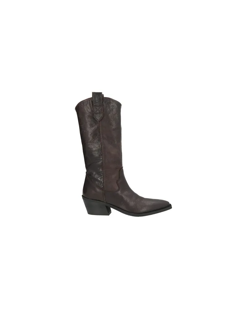 Patrizia Bonfanti SCHUHE - Stiefelauf YOOX.COM Dunkelbraun