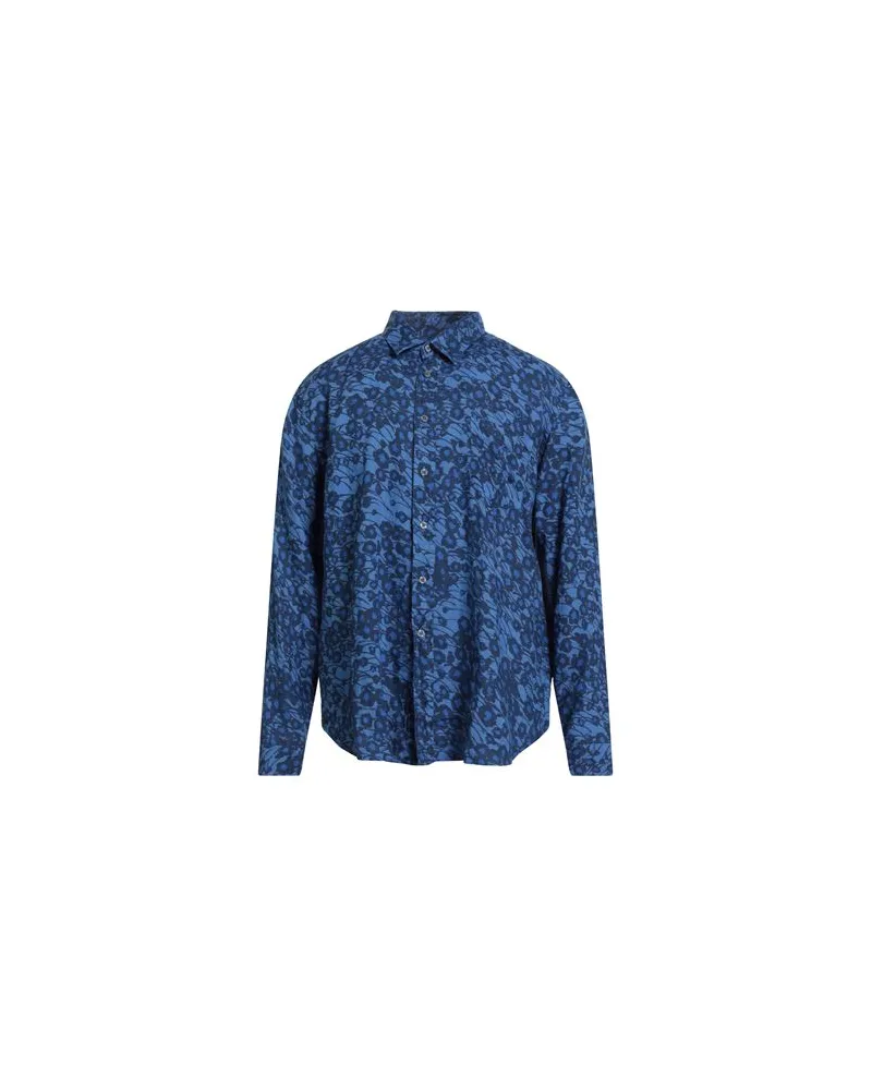 120% Lino TOPS - Hemdenauf YOOX.COM Taubenblau