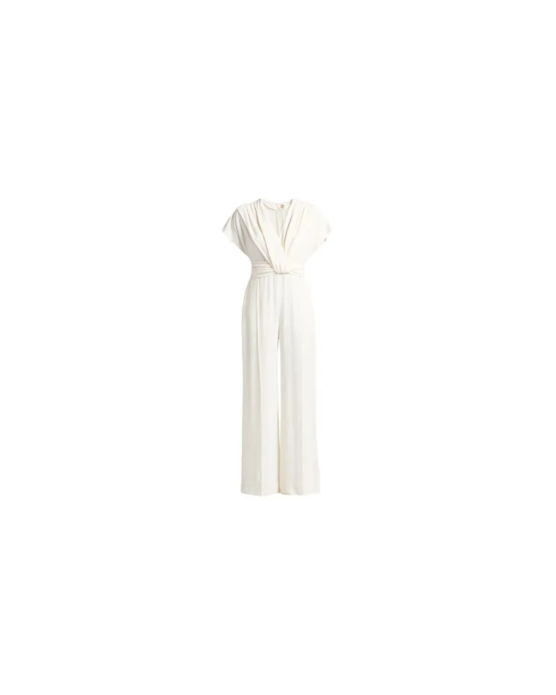 HUGO BOSS OVERALLS - Jumpsuitsauf YOOX.COM Elfenbein