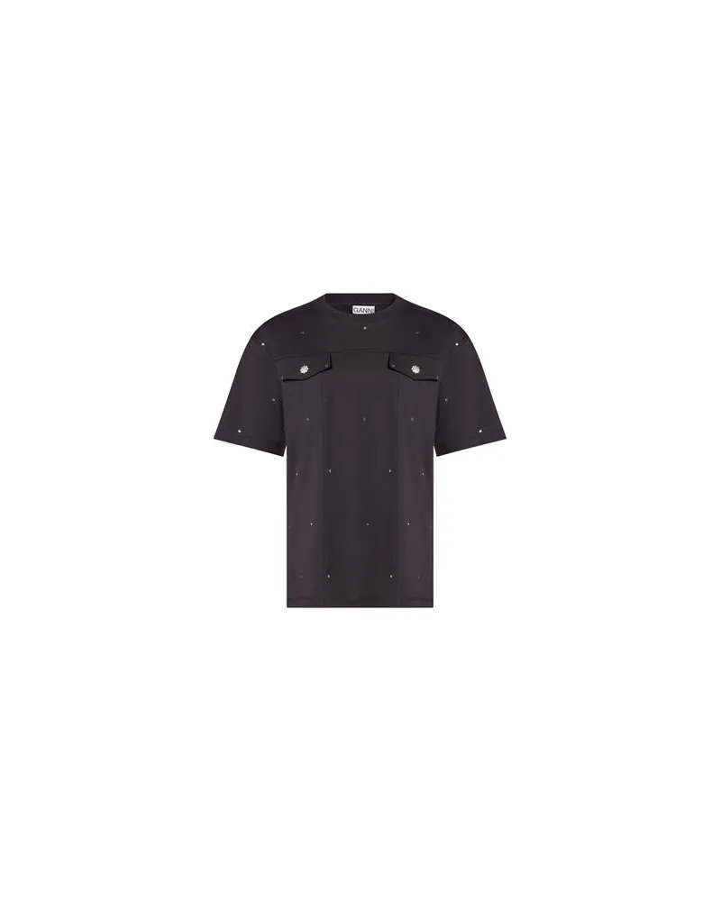 Ganni TOPS - T-shirtsauf YOOX.COM Braungrau