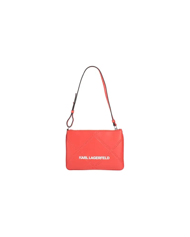 Karl Lagerfeld K/SKUARE EMBOSSED POUCH  - TASCHEN - Handtaschenauf YOOX.COM Rot