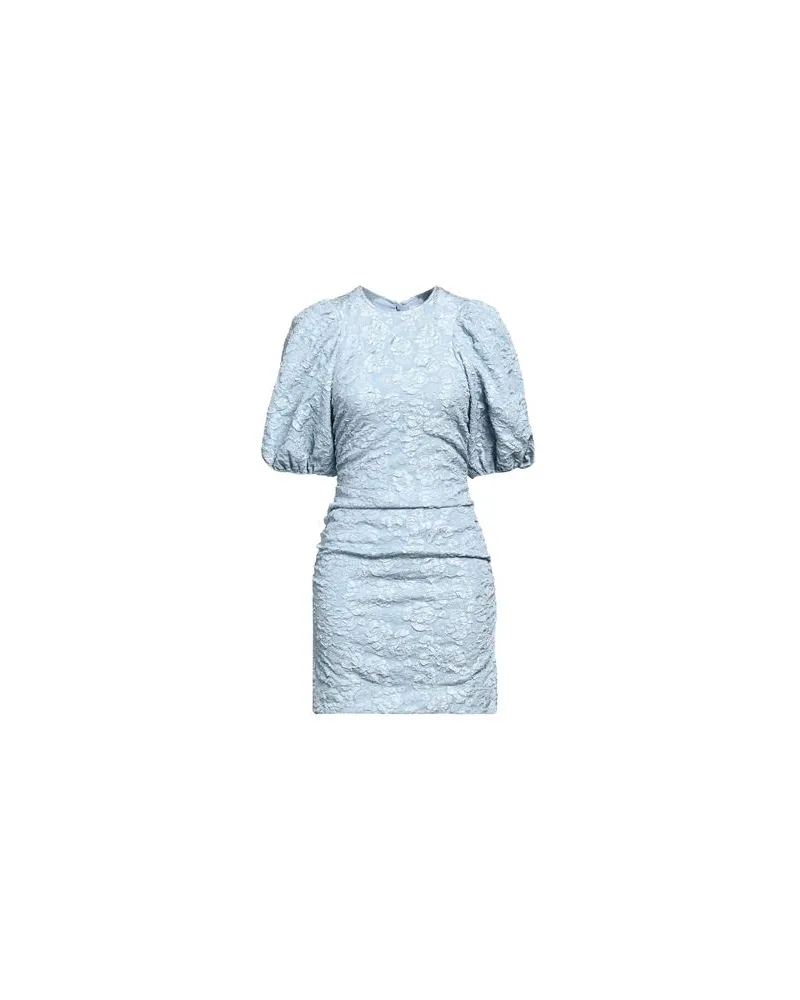 Ganni KLEIDER - Mini-Kleiderauf YOOX.COM Himmelblau